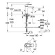 Eurocube Змішувач для раковини, одноважiльний, GROHE (23127000)