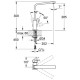 Смеситель для кухни Grohe Eurocube, хром  (31255000)