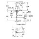 Eurocube Змішувач для раковини, одноважiльний, GROHE (23135000)