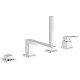 Смеситель однорычажный для ванны Grohe Eurocube  (19897001)