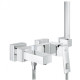 Смеситель для ванны Grohe Eurocube с душевым гарнитуром  (23141000)