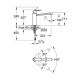 Смеситель однорычажный для раковины Grohe Eurosmart Cosmopolitan  (30193000)