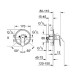 Eurosmart Cosmopolitan Змишувачдля душу, одноважiльний, GROHE (32880000)