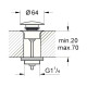 Grohe Донний клапан, GROHE (65807000)
