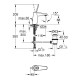 Eurodisc Joy Змішувач для раковини, одноважiльний, GROHE (23425000)