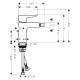 BauLoop Змішувач для біде, одноважiльний, GROHE (23338000)