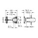 Eurodisc Joy Прихована частина змішувача для раковини, GROHE (23429000)