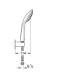 Набор для душа Grohe Euphoria с монолитной рейкой  (27354000)
