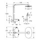26250000 Rainshower System SmartControl 360 Душова система д/душу з термостатом inshower System SmartControl 360 Душова система д/душу з термостатом  Grohe (26250000)