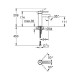 Essence New Змішувач для раковини, одноважiльний, GROHE (34294001)