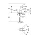 Смеситель для раковины Grohe Euroeco  (32765000)