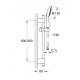 Power & Soul Душевой набор, 0,90м, GROHE (27738000)