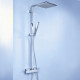 Душевая система с термостатом для настенного монтажа Grohe Euphoria Cube System 230 (26087000)