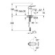 Eurosmart Cosmopolitan Змішувач для раковини, одноважільний, хром, GROHE (3282700E)
