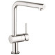 Minta Touch Смеситель для кухни однорычажный сенсорный (батарейка 6 V)1/2“, L-излив, хром, GROHE (31360001)