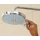 POWER&SOUL Cosmopolitan 190 верхний душ и душевой кронштейн 422 мм, цвет Moon White, Yang White, GROHE (26172LS0)