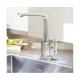 Eurocube Змішувач для кухні одноважільний, DN 15, кол. Supersteel, GROHE (31255DC0)
