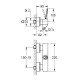 Eurocube Joy Смеситель для душа однорычажный , DN 15, настен. монтаж, хром, GROHE (23665000)