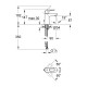 BauLoop Змішувач для раковини, одноважiльний, з ланцюгом, GROHE (23336000)