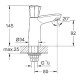 Costa L Вертикальний вентиль, DN 15, хром, GROHE (20186001)