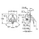 Смеситель для ванны Grohe Eurostyle  (33637003)