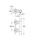Термостат для душа Grohe Grohtherm Cube, хром  (34488000)