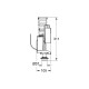 AV1 Випускний клапан, подвійний змив, GROHE (42320000)