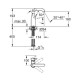 ESSENCE NEW змішувач для умивальника, GROHE (23463001)