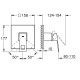 Смеситель для душа Grohe Eurocube на 1 выход (24061000)