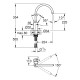 Смеситель для кухни Grohe Eurosmart Cosmopolitan  (32843002)