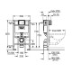 38948000 Установка для унитаза Установка для унитаза Grohe (38948000)