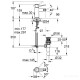 BauClassic Змішувач для біде з донним клапаном, GROHE (32864000)