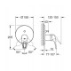 Змішувач для ванни Grohe Eurostyle  (24049003)