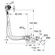 Talentofill Сливной и переливной гарнитур для ванны, GROHE (28990000)
