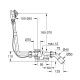 Talento Система слив-перелив для ванны, скрытая часть, GROHE (28939000)