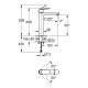 Смеситель однорычажный для раковины Grohe Eurosmart Cosmopolitan XL-Size (23921000)