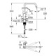 Змішувач для мийки Grohe Eurosmart, хром  (30567000)