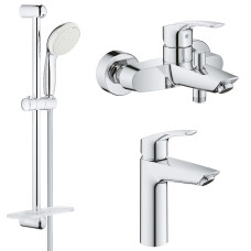 EUROSMART NEW набір змішувачів для ванни (23324003+33300003+27926001), GROHE (UA123246M0)