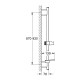 22125KF0 Rainshower SmartActive душова штанга 900мм., чорний матовий, Phantom Black Grohe (22125KF0)