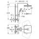 26689001 New Tempesta Cosmopolitan System 250 Душова система з термостатом, Grohe (26689001)
