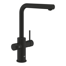 30590KF0 GROHE Blue Pure Minta Смеситель для кухни для подачи технической и фильтрованной воды, фантомный черный Grohe (30590KF0)