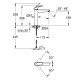 239712433 Eurosmart Одноважільний змішувач для раковини XL-Size, чорний матовий Grohe (239712433)