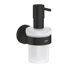 ESSENTIALS диспенсер для жидкого мыла, цвет черный матовый, GROHE (1022572430)