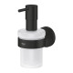 ESSENTIALS диспенсер для жидкого мыла, цвет черный матовый, GROHE (1022572430)