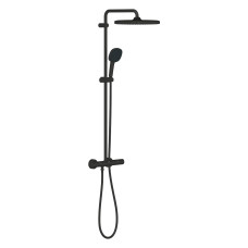 266892431 Tempesta System 250 Cube Душова система з термостатом, чорний матовий, Grohe (266892431)