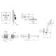 UA26415SC6Grohtherm SmartControl Набір для комплектації душа, 3 споживачі rohtherm SmartControl Набір для комплектації душа, 3 споживачі  Grohe (UA26415SC6)