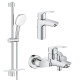 EUROSMART набір змішувачів для ванни (33265003+33300003+26907003), GROHE (UA123238S3)