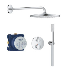 GROHTHERMнабір прихованого монтажу з верхнім душем 310 , колір хром, GROHE (34869000)
