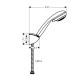 Crometta 85 Vario душовий набір HANSGROHE 27559000, HANSGROHE (27559000)