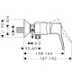Смеситель для душа Hansgrohe Metris Classis (31672000)